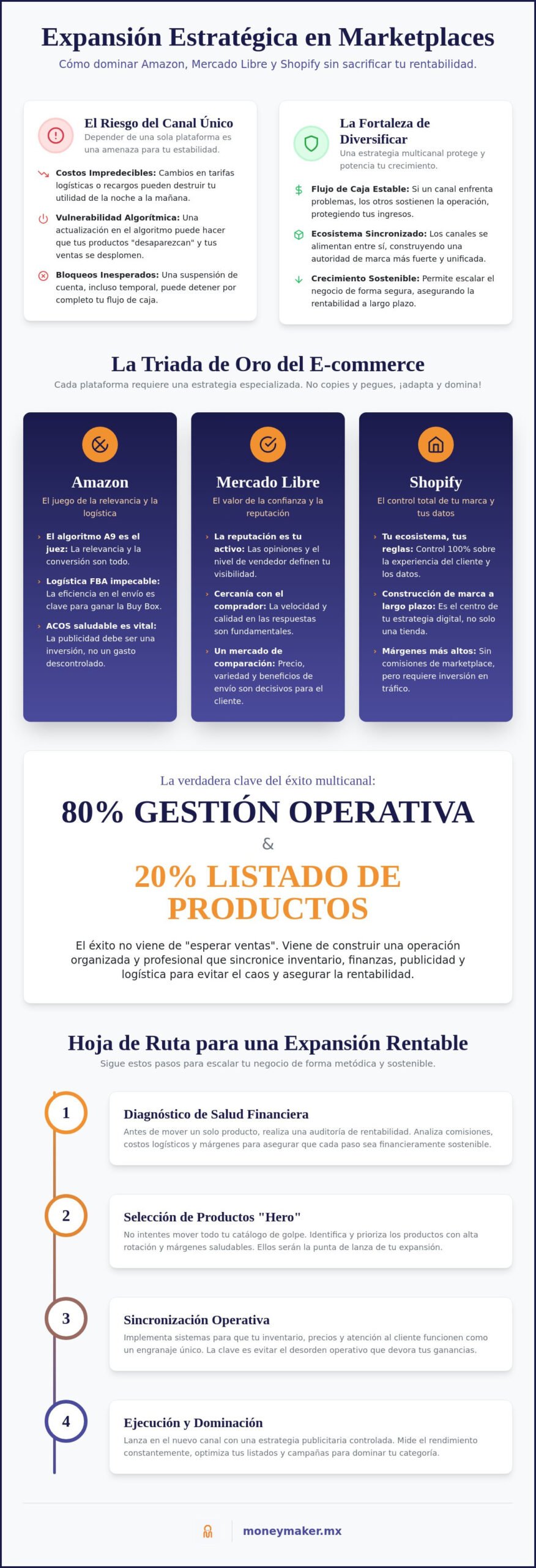 Estrategia de expansión en marketplaces: Guía operativa para escalar su marca en 2026