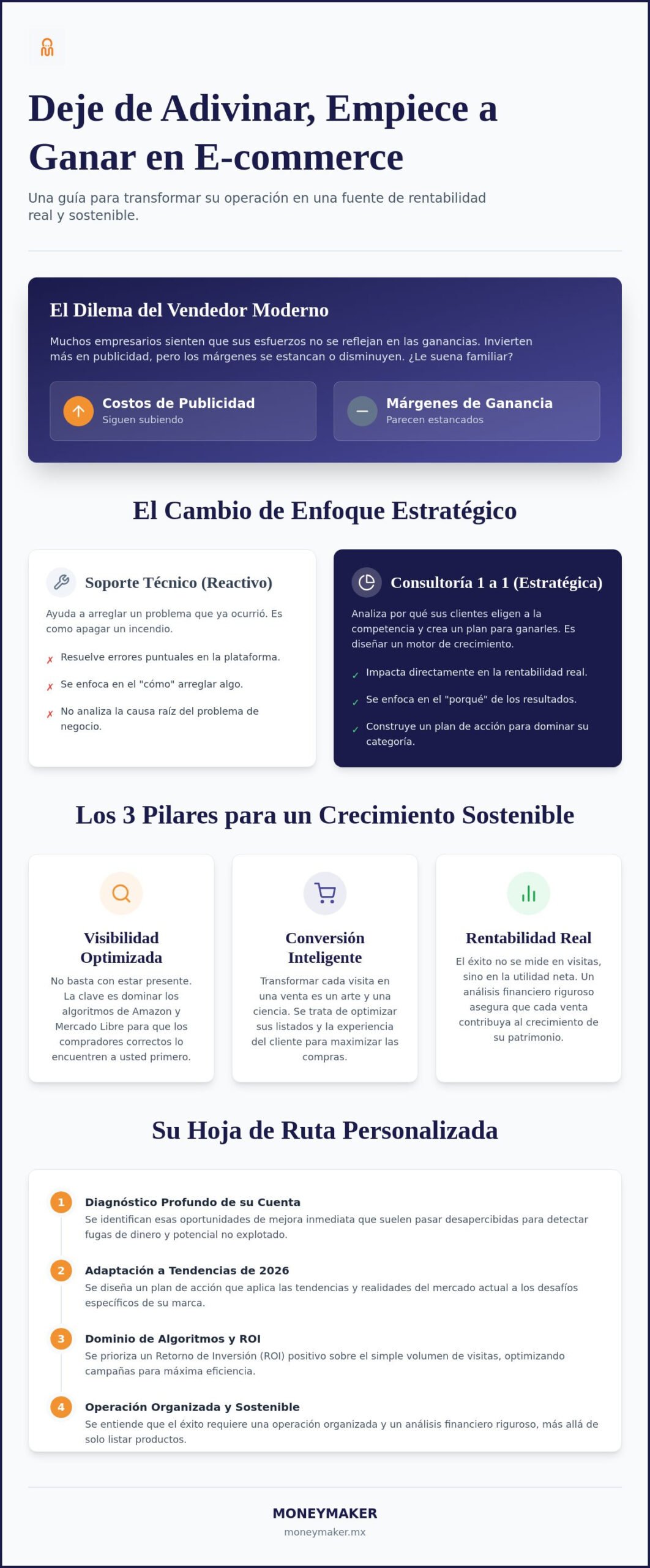 Consultoría 1 a 1 e-commerce: La guía definitiva para escalar sus ventas en 2026