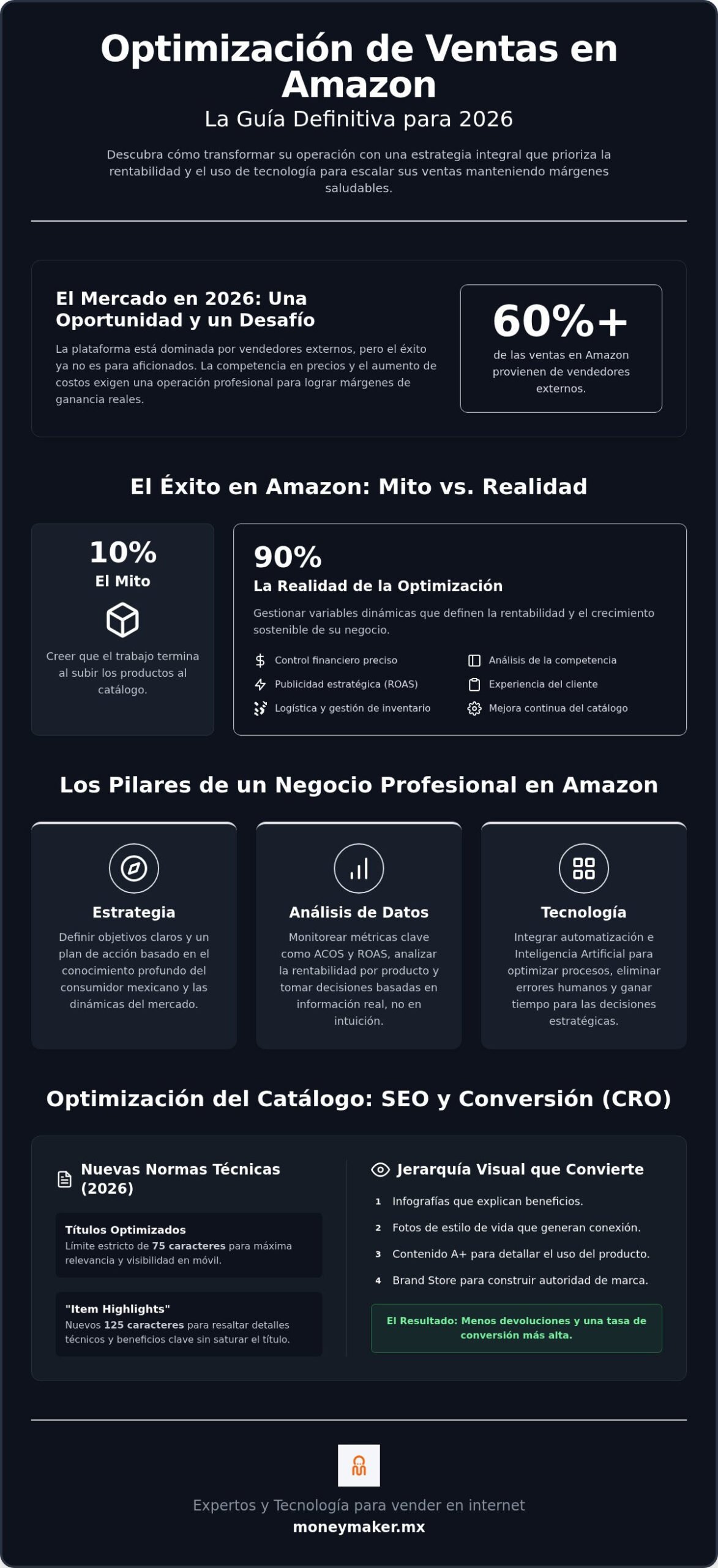 Optimización de ventas en Amazon: Guía estratégica para crecer con rentabilidad en 2026